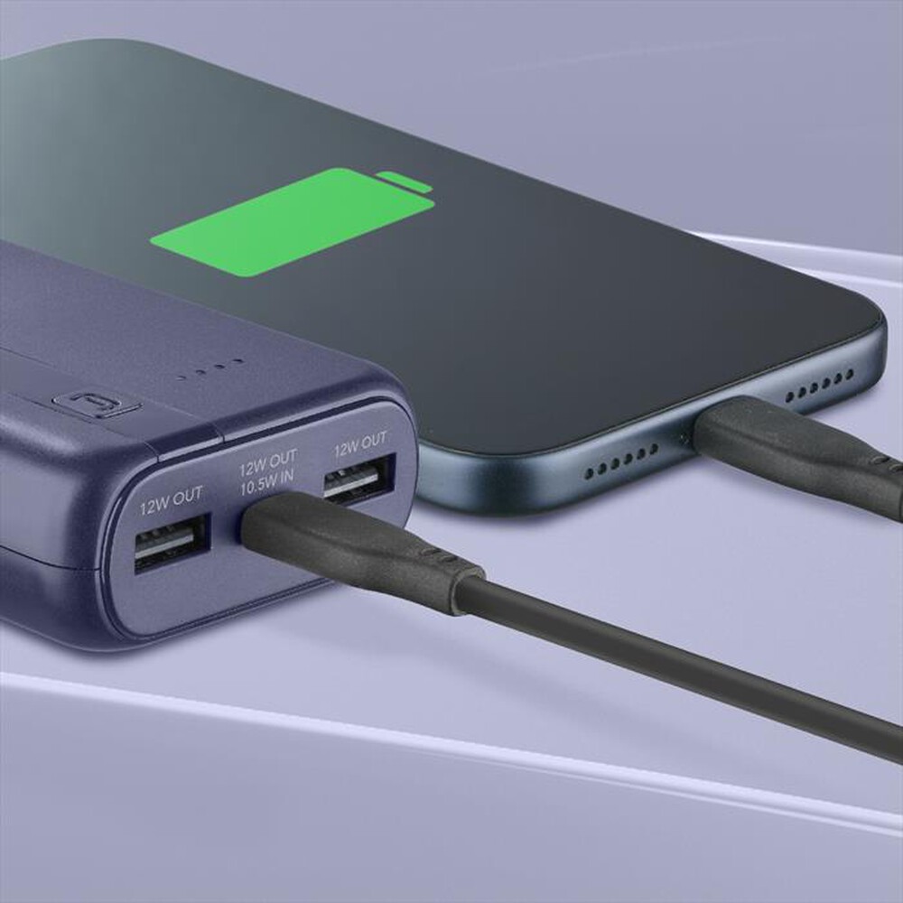 Immagine del prodotto CELLULARLINE - POWERBANK ESSENTIAL 10000 BLU SCURO-Blu scuro