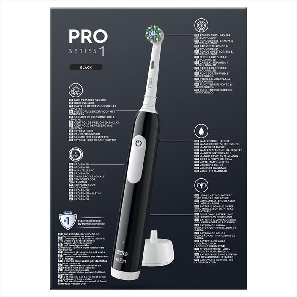 "ORAL-B - Spazzolino elettrico SERIES 1-Nero"