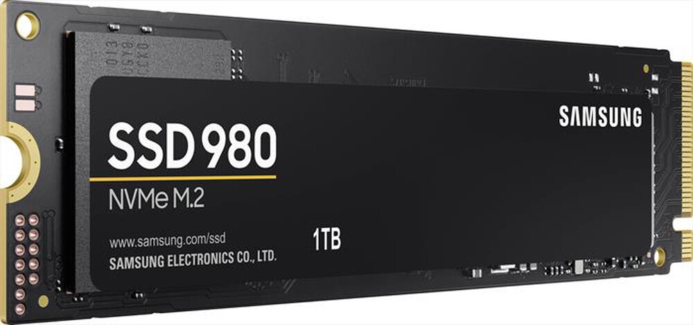 "SAMSUNG - 980 PCIe 3.0 NVMe 1TB Hard disk SSD interno-Nero"