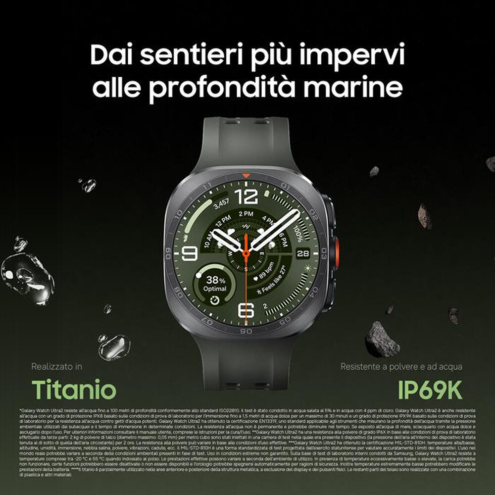 Immagine del prodotto SAMSUNG - Galaxy Watch Ultra2 47mm LTE 2+64GB-Titanium Silver