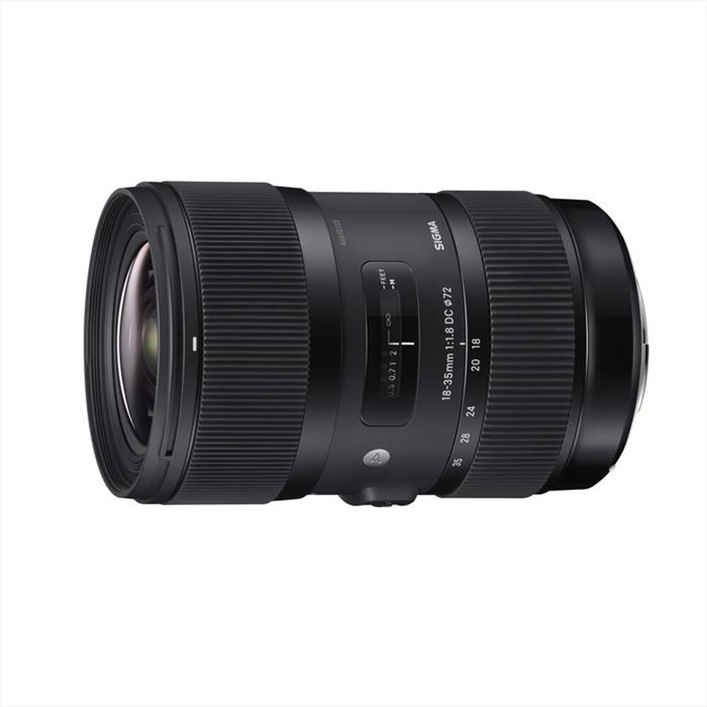 SIGMA - 18-35mm-F/1.8 (A) AF DC HSM Nikon 210955-NERO