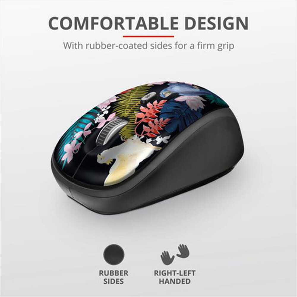 "TRUST - YVI WIRELESS MOUSE-Parrot"