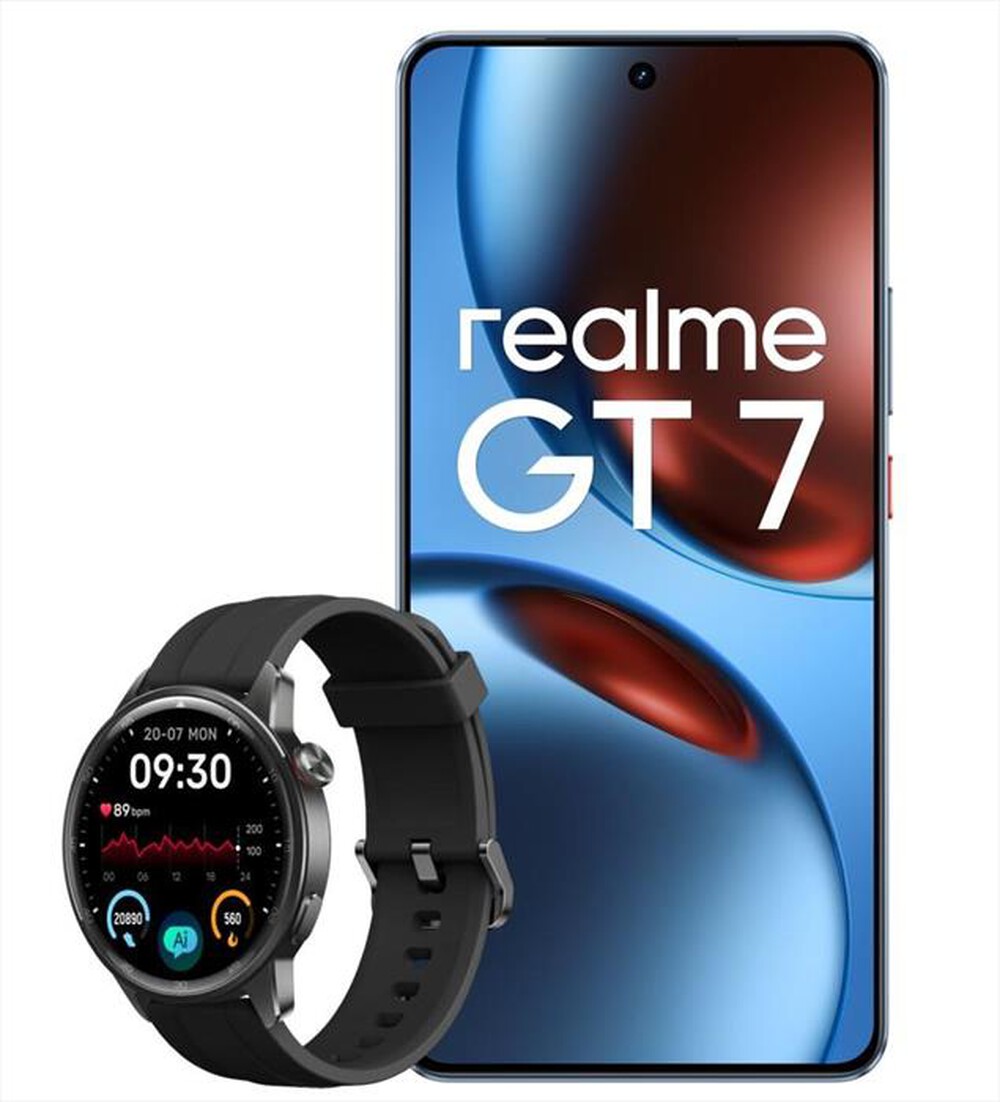 Immagine del prodotto REALME - Smartphone REALME BUNDLE GT7 5G (512GB 12GB)-ICE SENSE BLUE