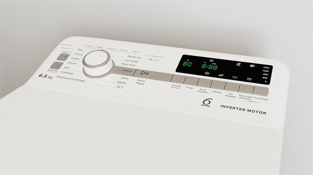 "WHIRLPOOL - Lavatrice TDLR 65241BS IT 6,5 Kg Classe C-Bianco"