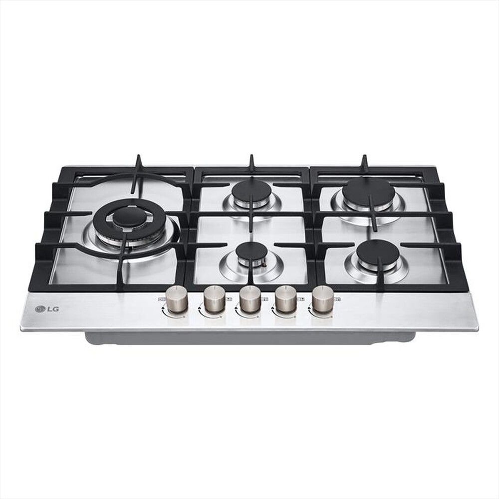 "LG - Piano cottura a gas CBGZ3016S 75 cm-Inox"