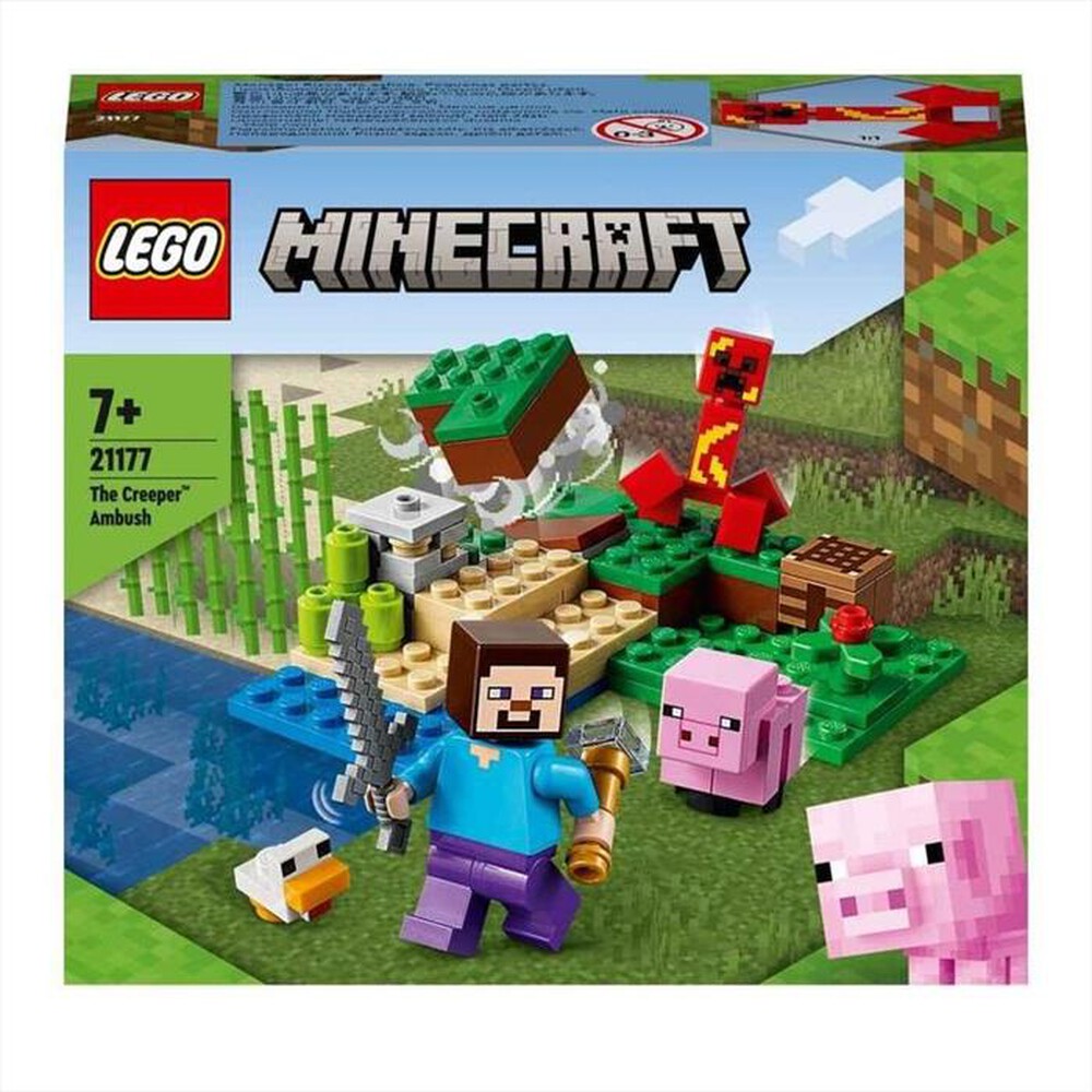 "LEGO - MINECRAFT L'AGGUATO DEL CREEPER - 21177"