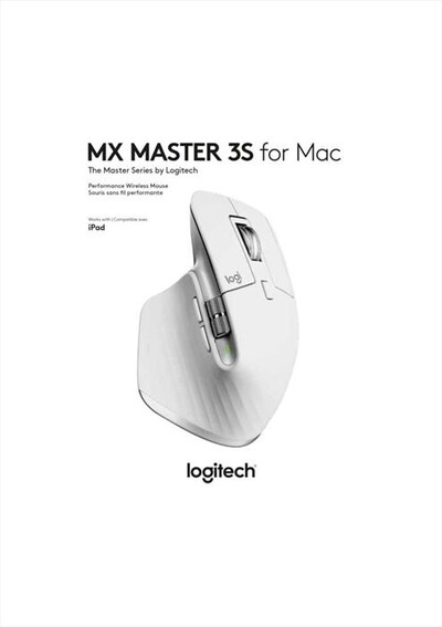 LOGITECH - Mouse MX Master 3S For Mac-Pale Grey