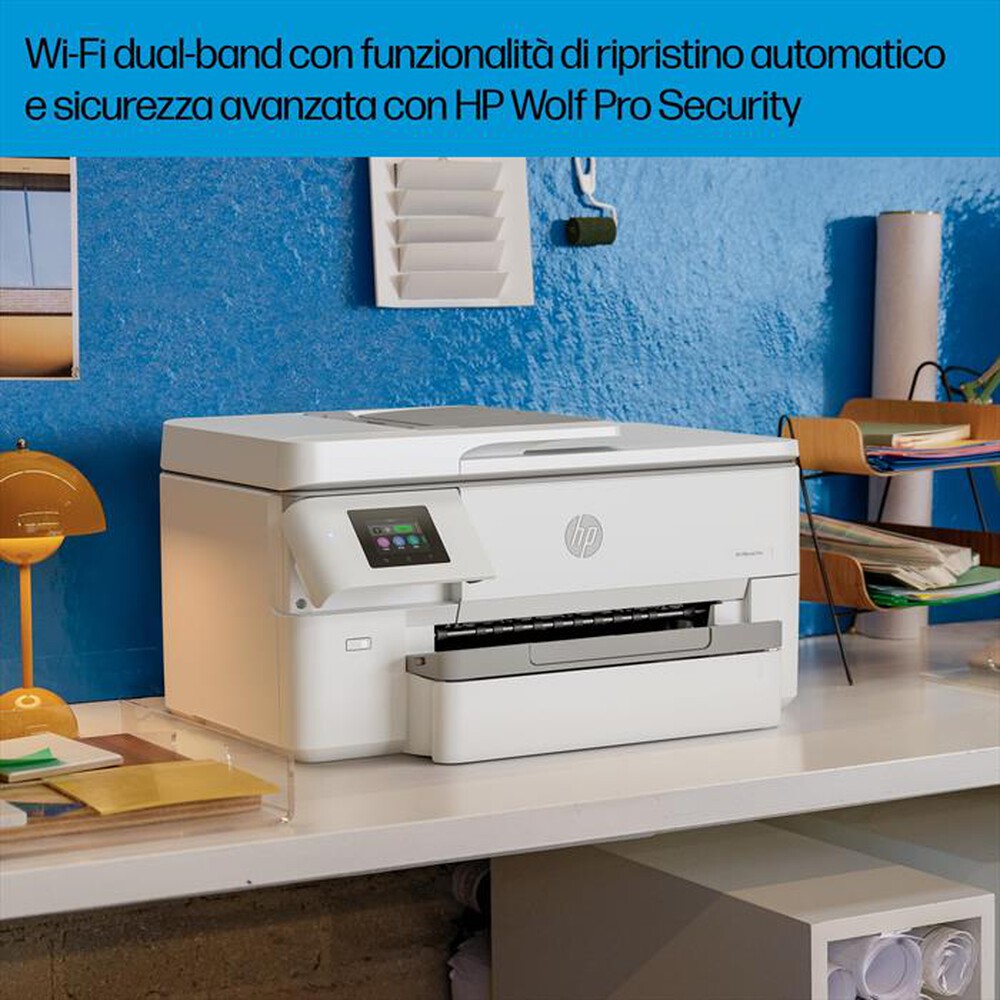 "HP - OFFICEJET PRO 9720E A3 3 MESI DI INCHIOSTRO HP+-Bianca"