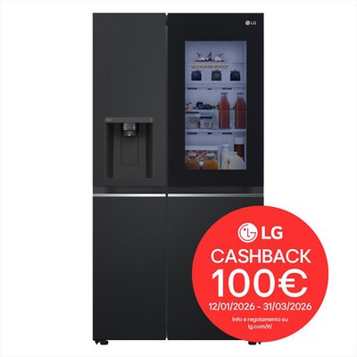 LG - Frigorifero side by side GSGV81EPLL InstaView - E-Black