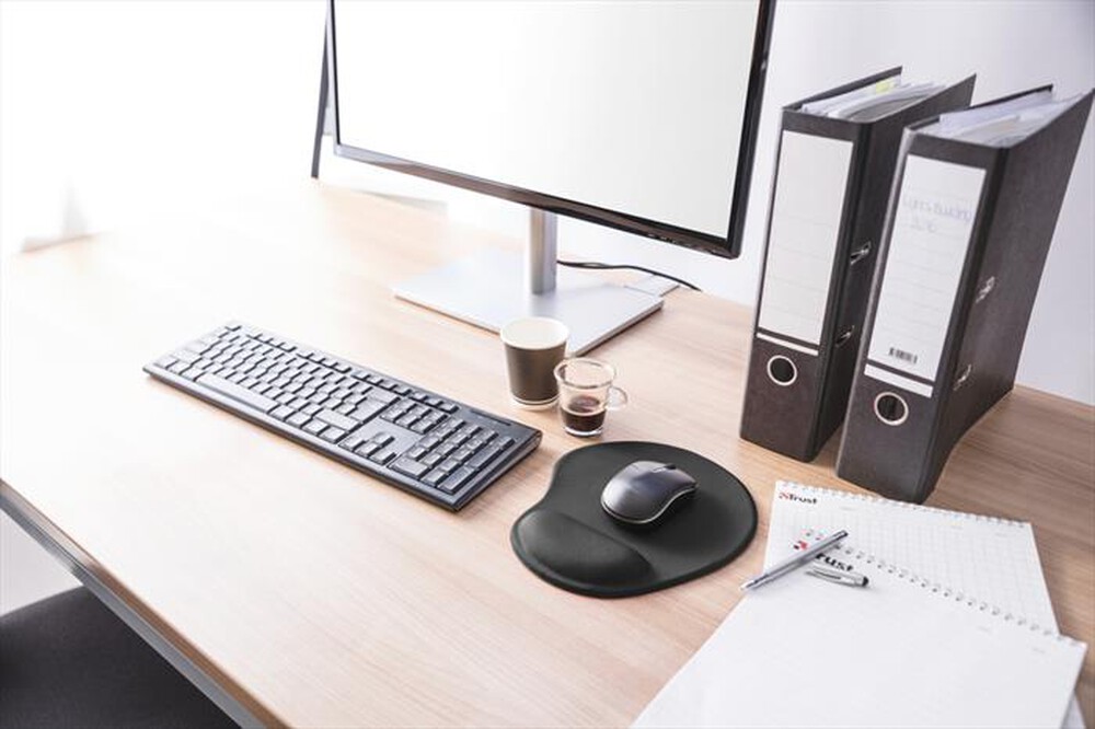 "TRUST - Bigfoot Gel Mouse Pad - Black-Black"