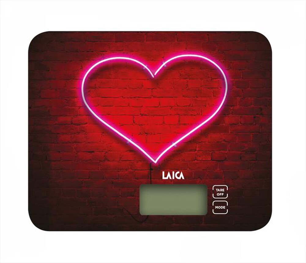 "LAICA - Bilancia da cucina KS5016-NERO/FUCSIA"