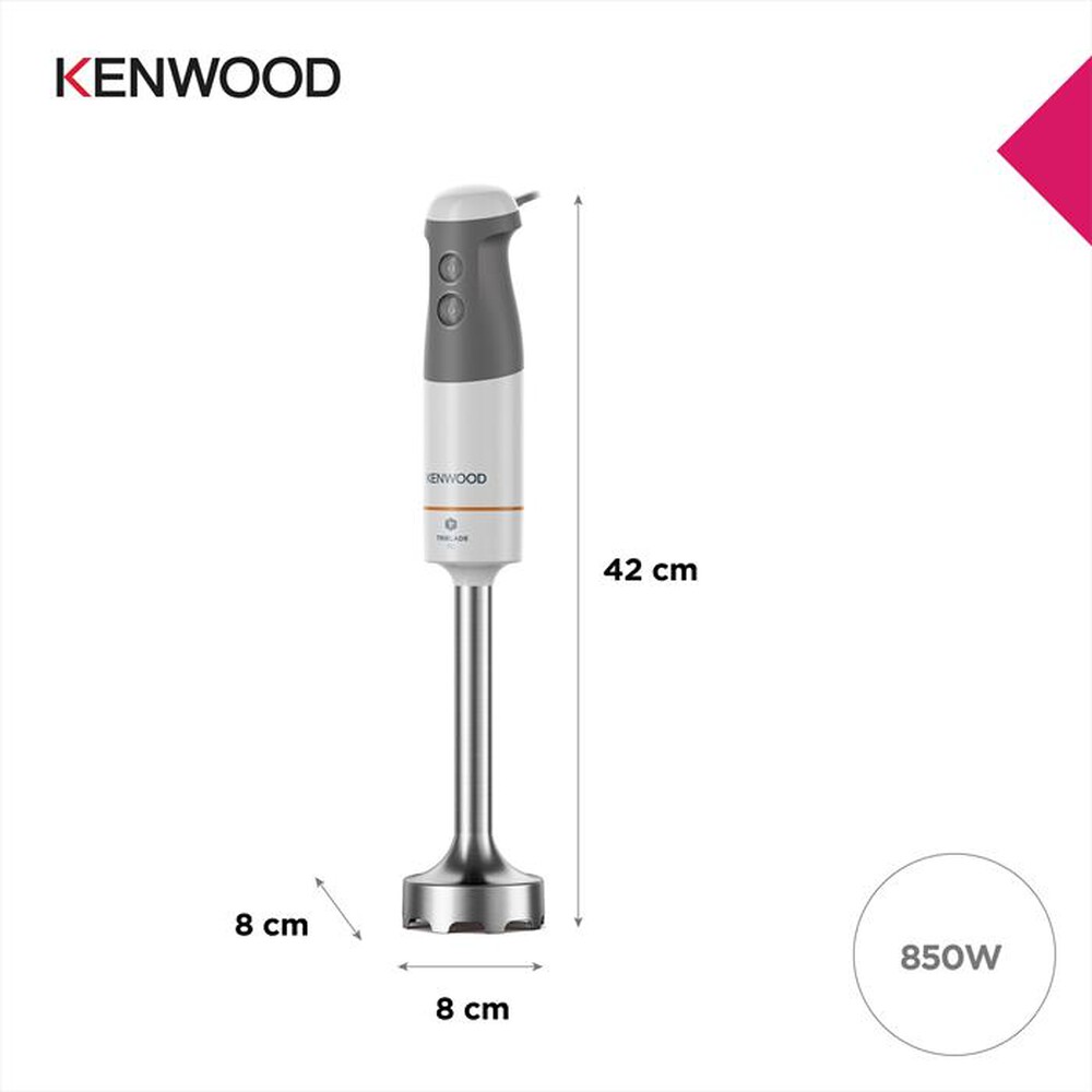 Immagine del prodotto KENWOOD. - Frullatore ad immersione Triblade XL HBM40.306WH-Bianco