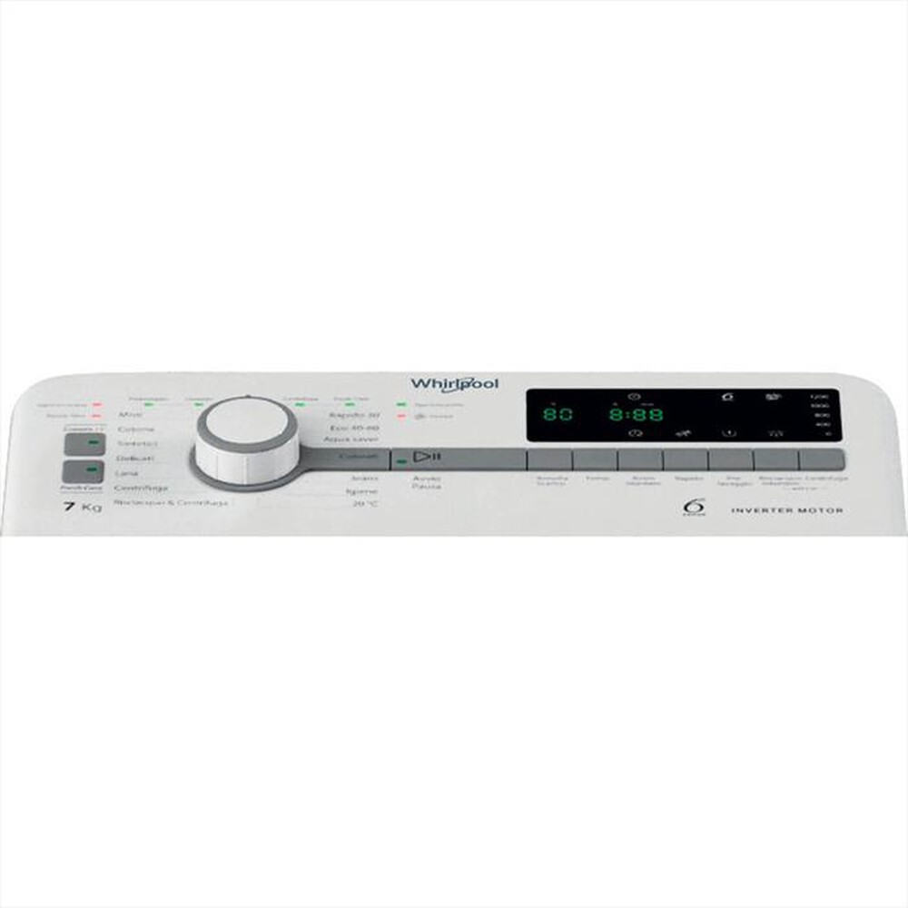 "WHIRLPOOL - Lavatrice TDLR 7251BS IT 7 Kg Classe B"
