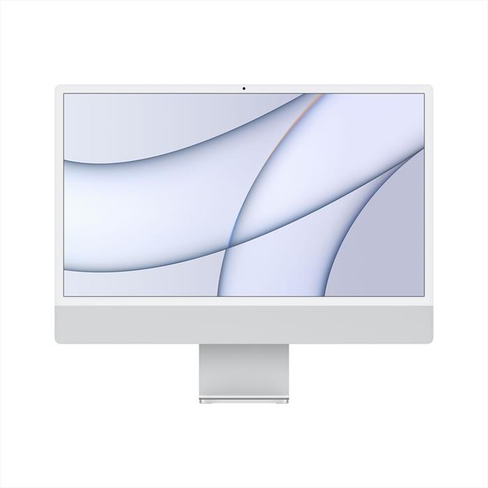 APPLE - iMac 24" display Retina 4,5K M1 256 GPU 8CORE 2021-Argento
