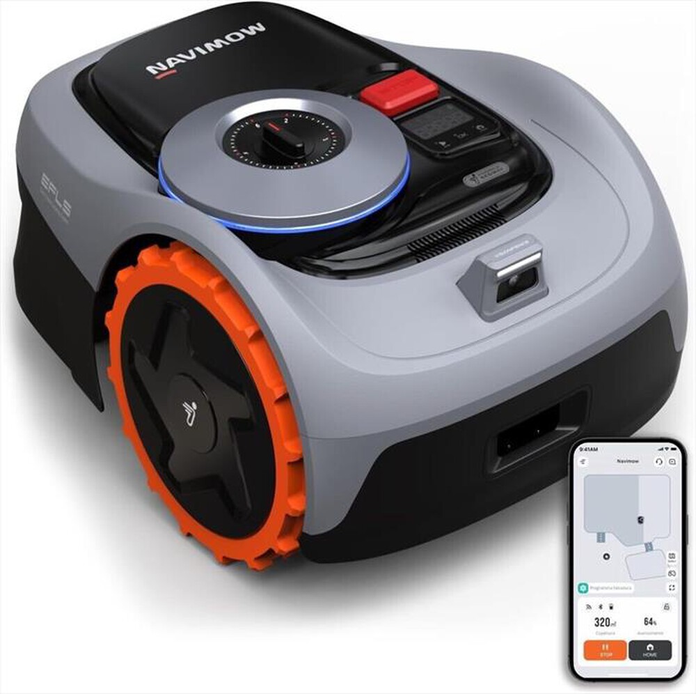Immagine del prodotto NAVIMOW by SEGWAY - Robot tagliaerba i105E-Grigio/Nero/Arancione