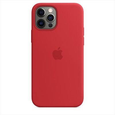 APPLE - Custodia MagSafe in silicone iPhone 12/12 Pro-(PRODUCT)RED