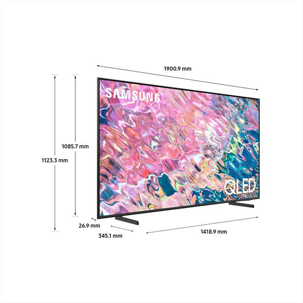 "SAMSUNG - Smart TV QLED 4K 85” QE85Q60B-Black"