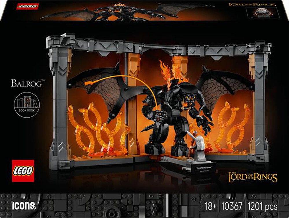Immagine del prodotto LEGO - ICONS Signore degli Anelli: Book Nook Balrog 10367