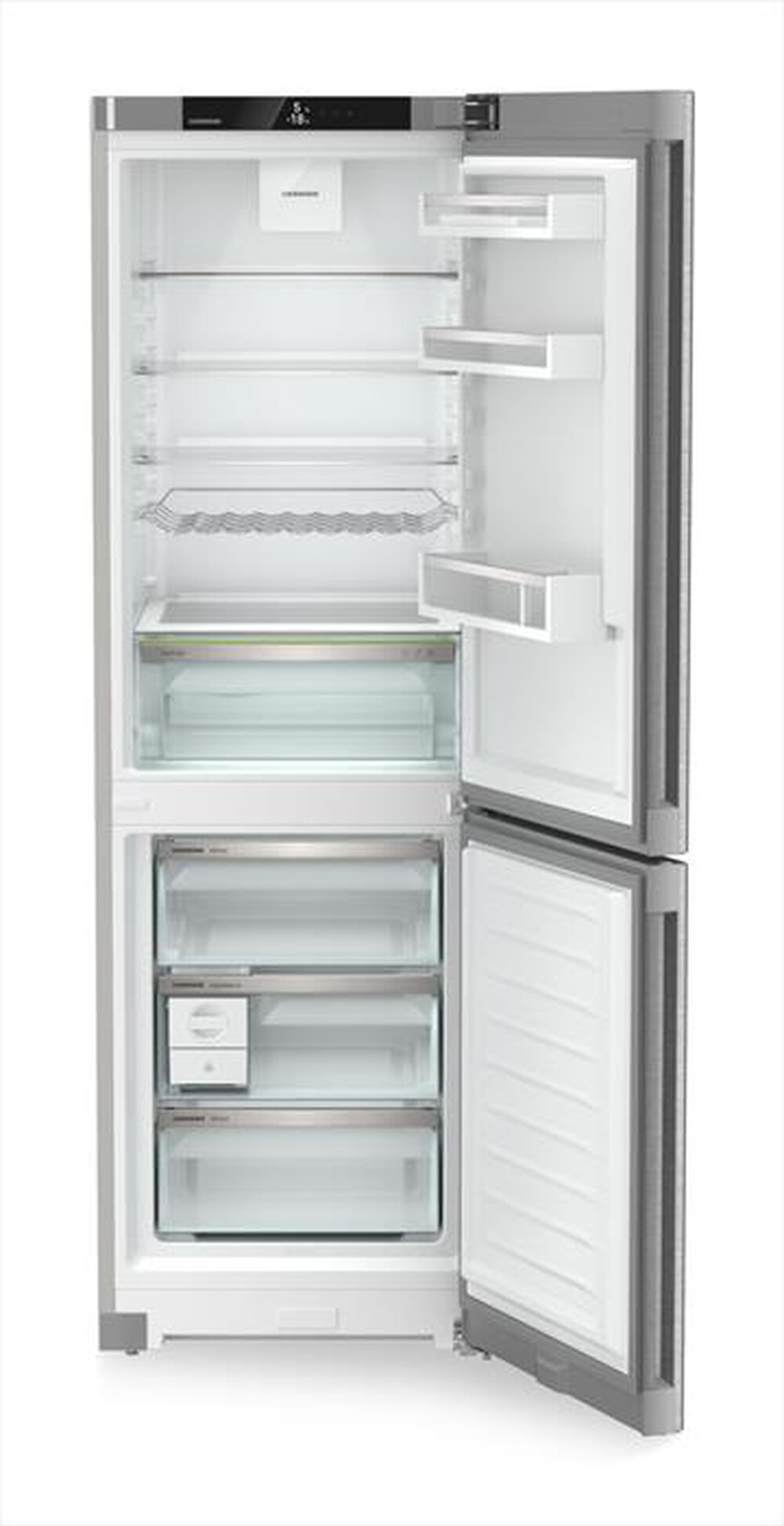 "LIEBHERR - Frigorifero combinato CNSDC 5223-20 Classe C-Acciaio SmartSteel / Silver"