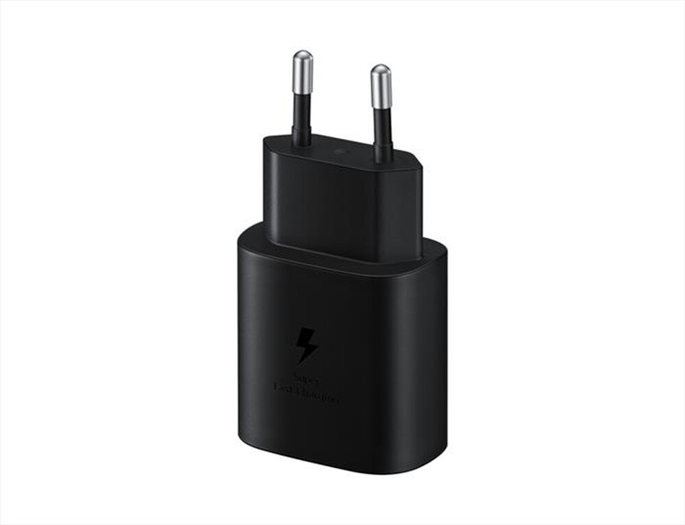 "SAMSUNG - WALL CHARGER 25W UNIVERSALE BLACK-Nero"