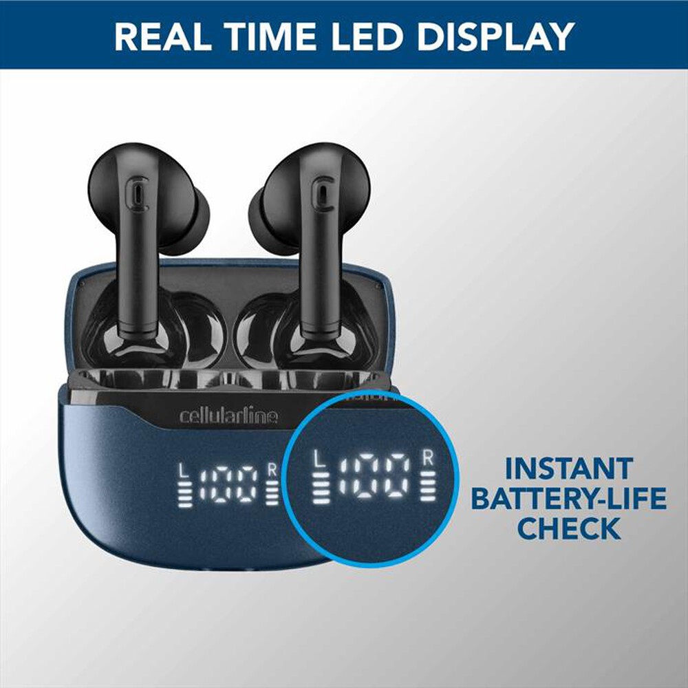 Immagine del prodotto CELLULARLINE - Auricolare bluetooth BTKEYPROTWSK-Nero