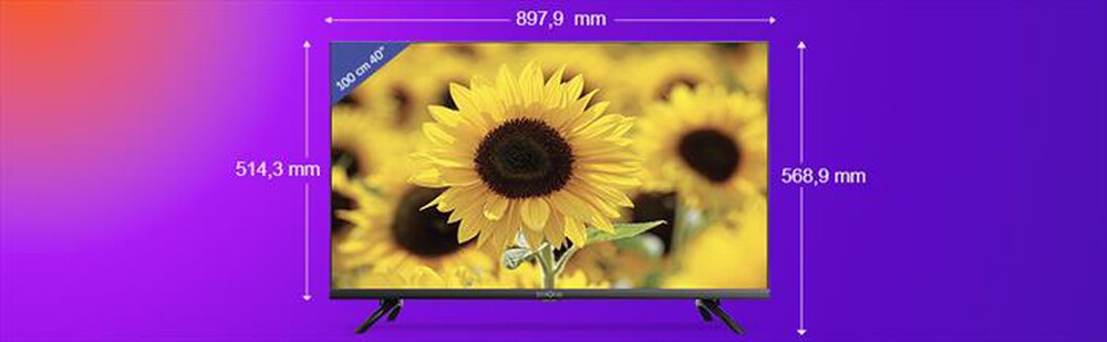 Immagine del prodotto STRONG - Smart TV LED FHD 40" SRT40FD5553-nero