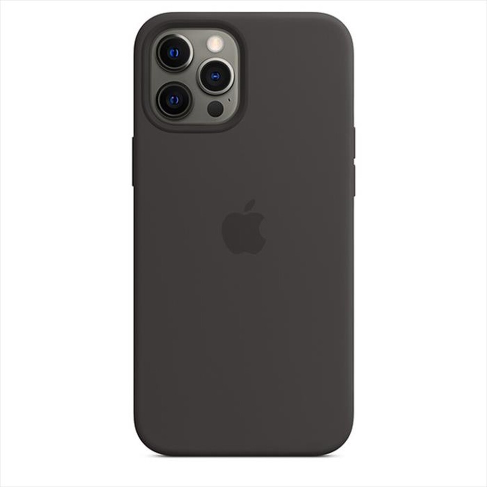 "APPLE - Custodia MagSafe in silicone per iPhone 12 Pro Max-Nero"