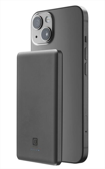 CELLULARLINE - Power bank PBMAGSLIM5000WIRD-Grigio