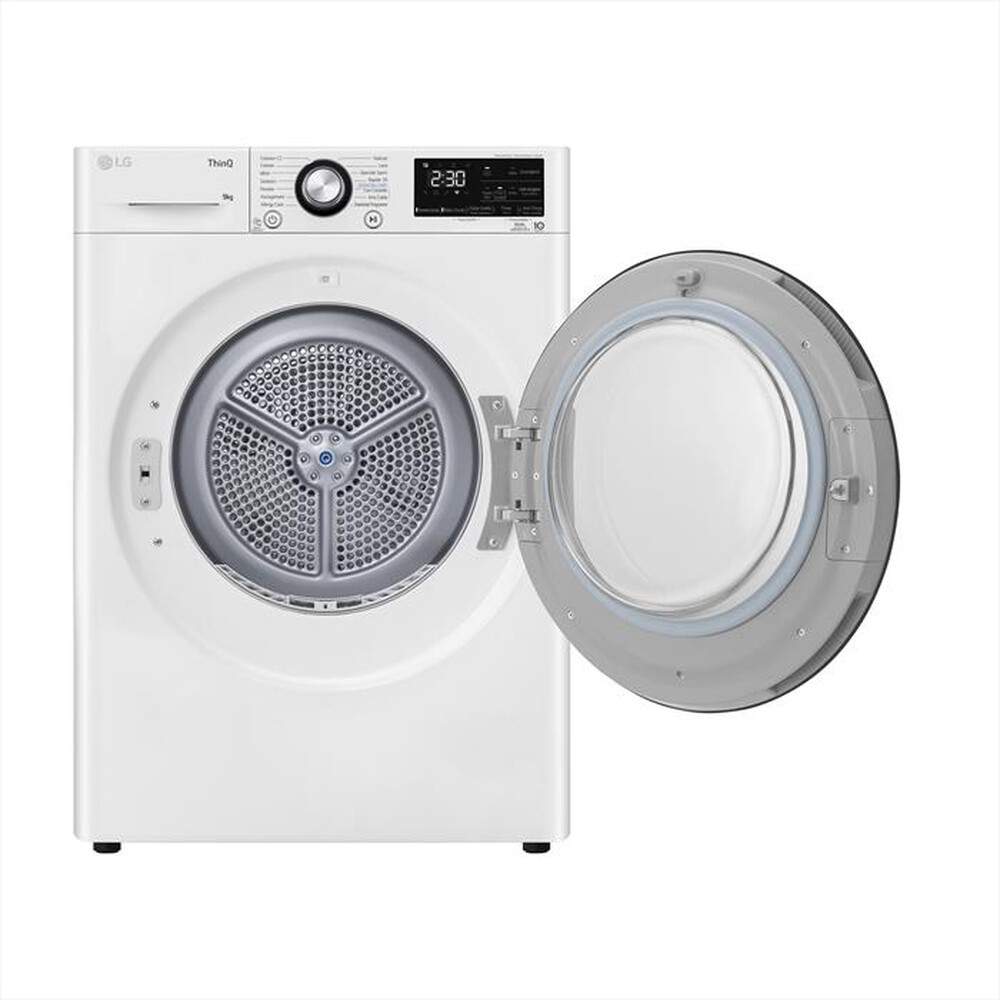 "LG - Asciugatrice RH90V9AVBN 9 Kg Classe A+++-Bianca"