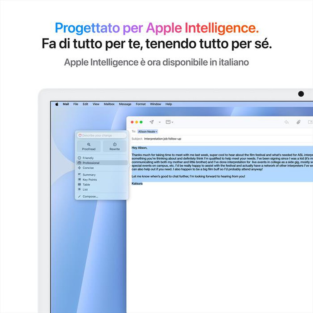 Immagine del prodotto APPLE - iMac Retina 24" 4.5K M4 Core 10 CPU 10 GPU 512GB-Blu
