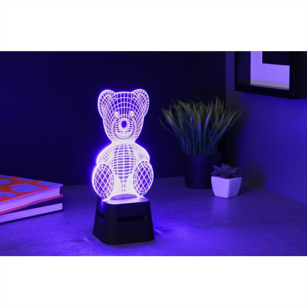 "CELLULARLINE - Speaker bluetooth led orsetto BTSPKACRYLIC1-Multicolore"