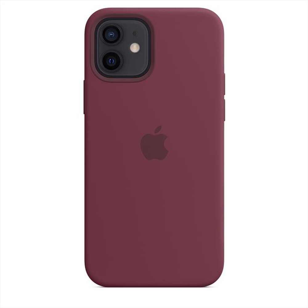 "APPLE - Custodia MagSafe in silicone iPhone 12/12 Pro-Prugna"