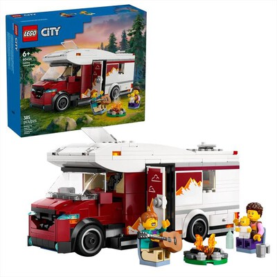 LEGO - CITY Camper van delle vacanze d’avventura - 60454-Multicolore