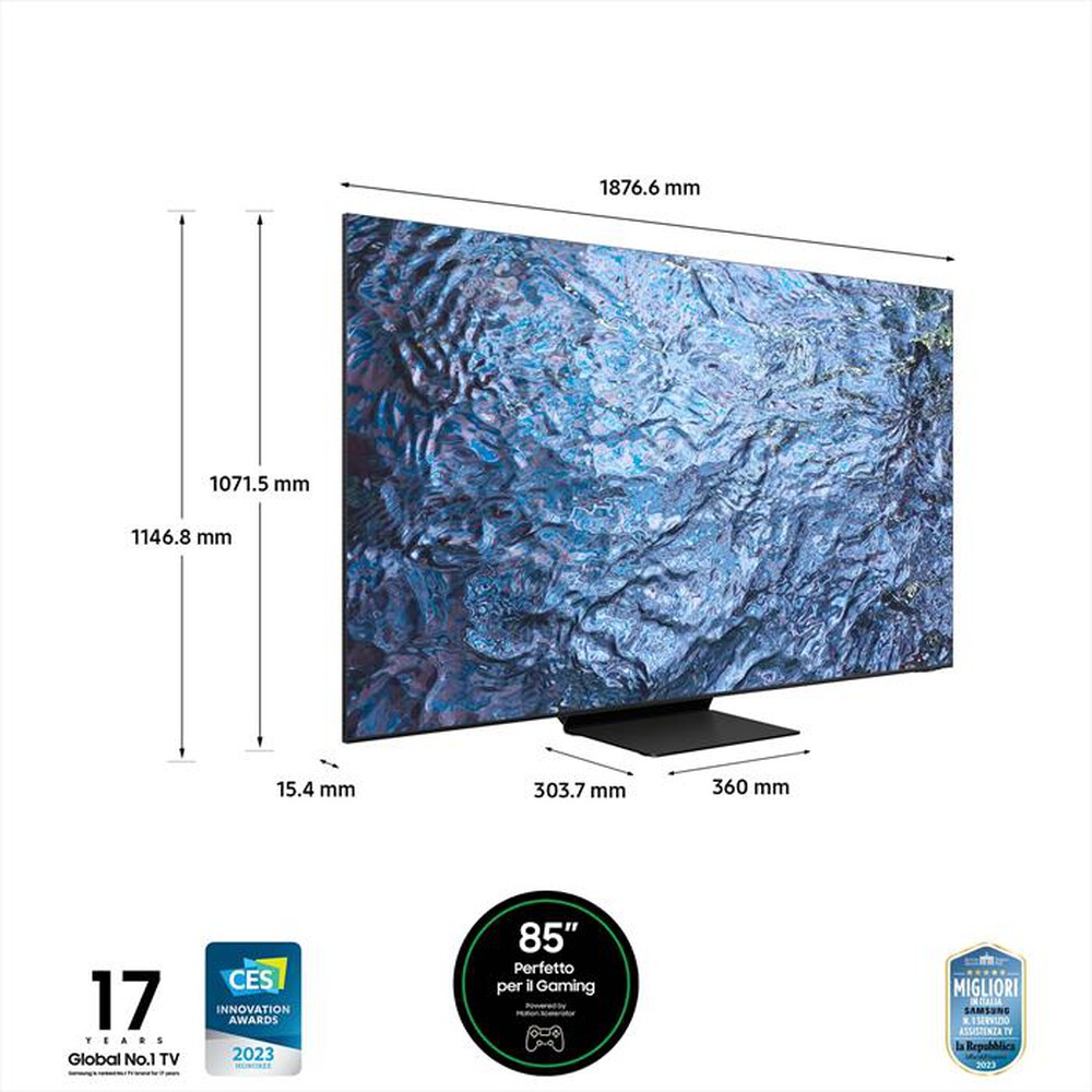 "SAMSUNG - Smart TV Q-LED UHD 8K 85\" QE85QN900C-TITAN BLACK"