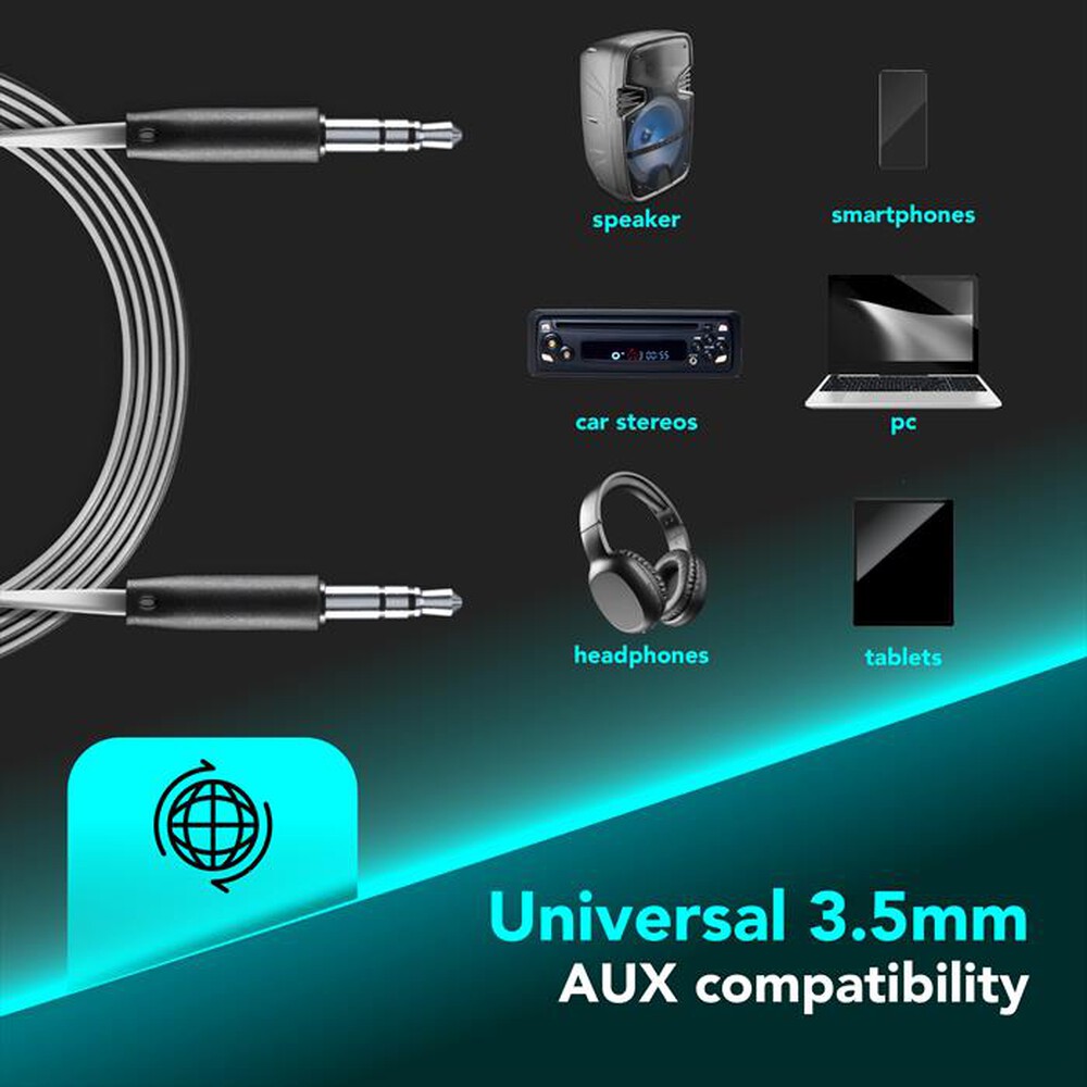 Immagine del prodotto CELLULARLINE - AUXMUSICK-Nero