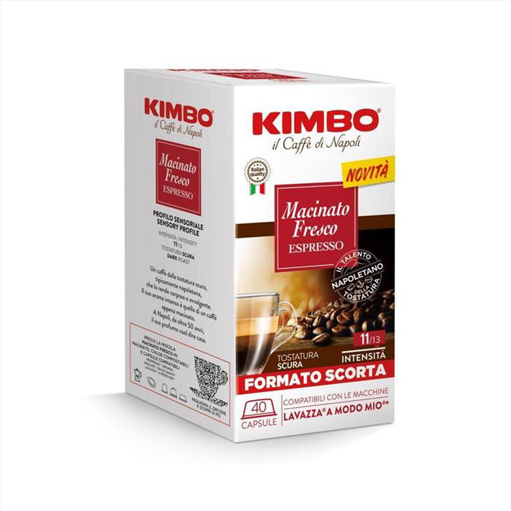 "KIMBO - 014238 MACINATO FRESCO 40 PZ. COMP. A MODO M-Multicolore"