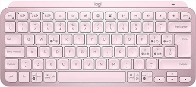 LOGITECH - MX Keys Mini Minimalist Wireless-Rosa,  LOGITECH - MX Keys Mini Minimalist Wireless-Rosa