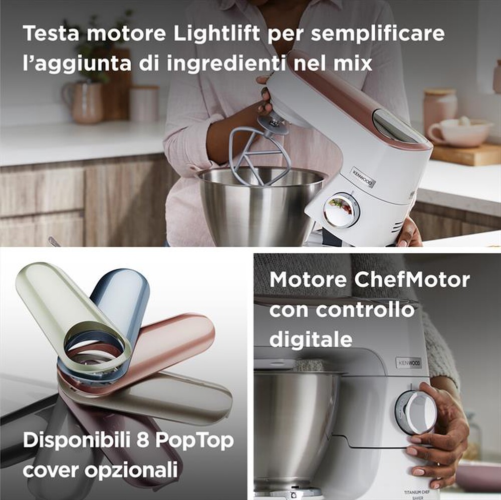 Immagine del prodotto KENWOOD. - Planetaria Titanium Chef Baker KVC65.001SI-SILVER