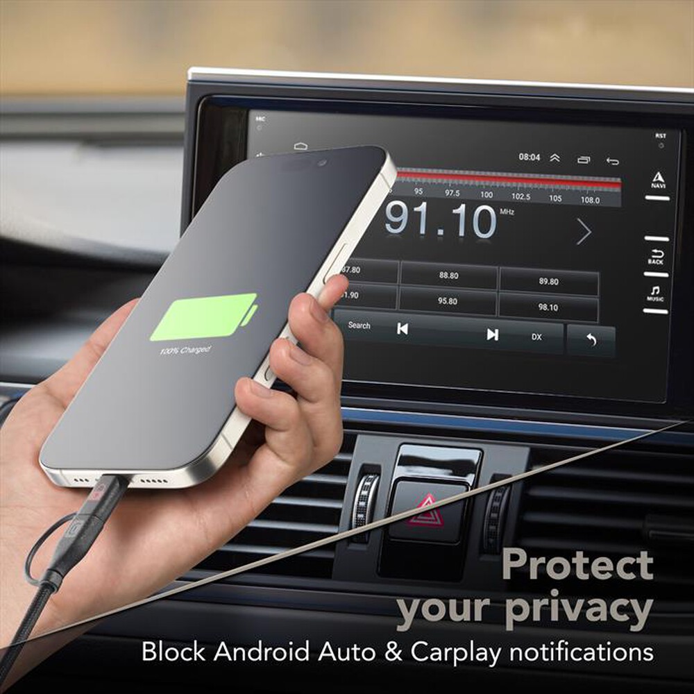 Immagine del prodotto CELLULARLINE - CAVO DATA BLOCKER USB-C-Nero