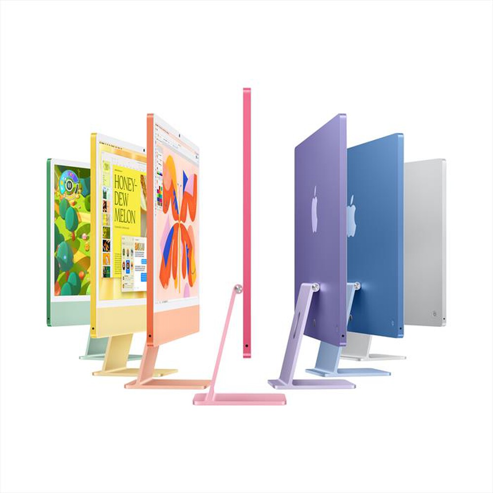 "APPLE - iMac Retina 24\" 4.5K M4 Core 10 CPU 10 GPU 512GB-Argento"