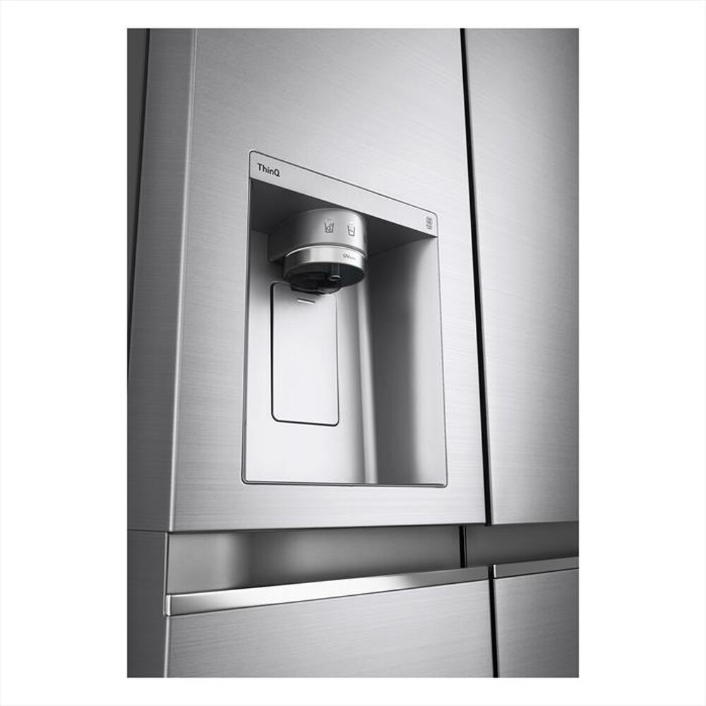 "LG - Frigorifero side by side GSLV90PZAD Classe D 635lt-Acciaio inossidabile"