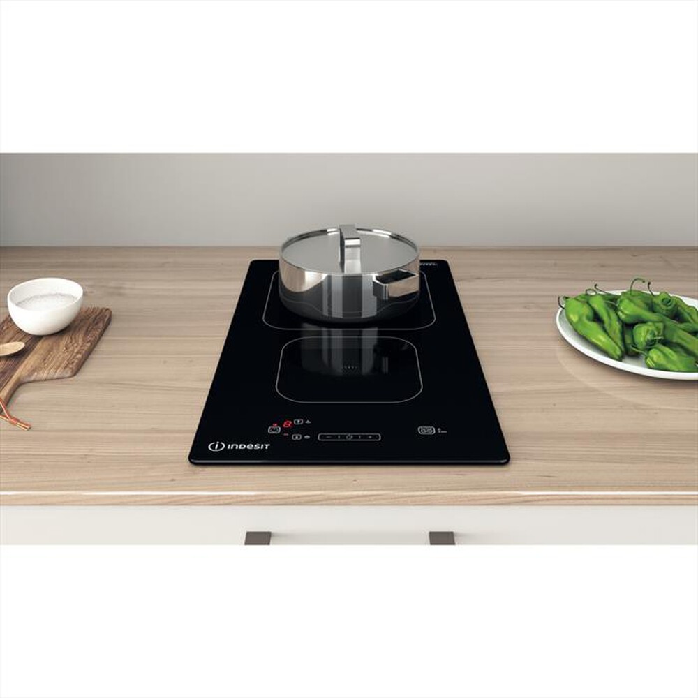 "INDESIT - Piano cottura elettrico IS19Q30NE 28,4 cm-Nero"