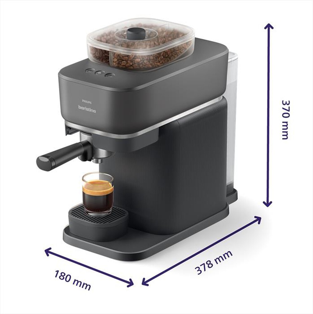 Immagine del prodotto PHILIPS - Macchina da caff&egrave; Baristina BAR320/60-Nero