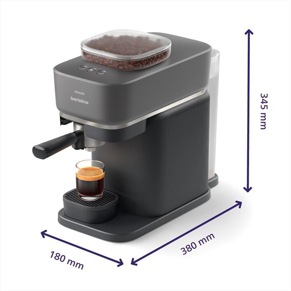 Immagine del prodotto PHILIPS - Macchina da caff&egrave; BARISTINA BAR300/60-Nero