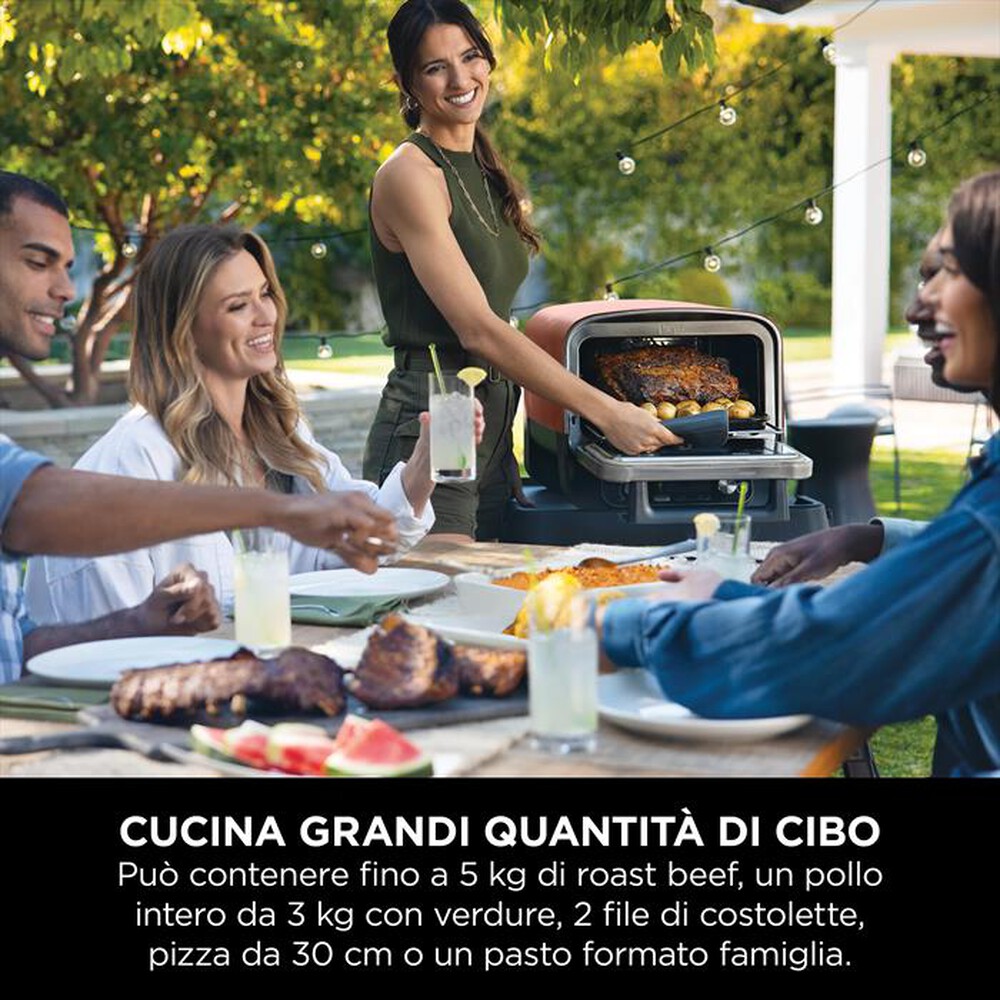"NINJA - Forno elettrico da esterno pizza/arrosti Woodfire-Rame"