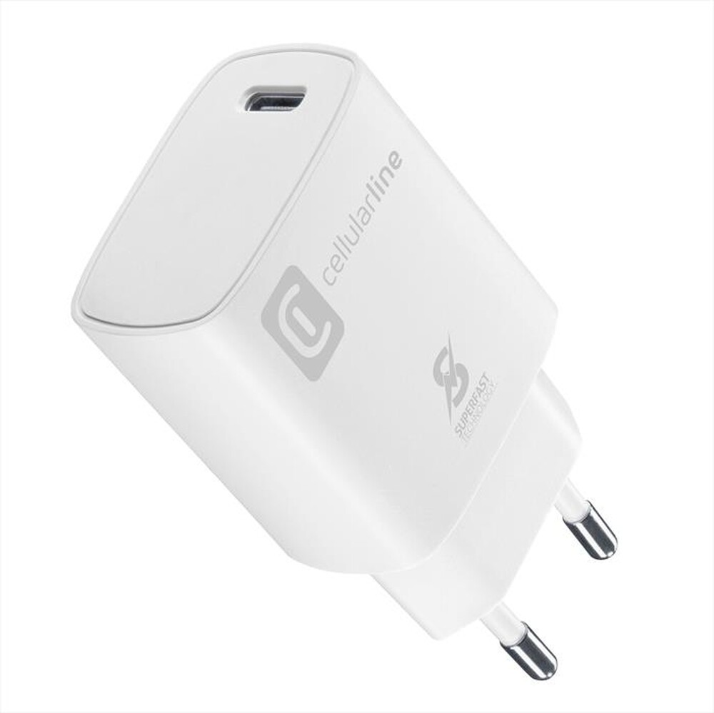 "CELLULARLINE - Caricatore da rete ACHSMUSBCPD25WSMLW-Bianco"