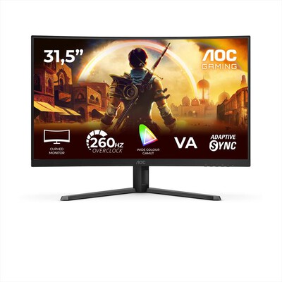 AOC - Monitor LCD 31,5" C32G42ZE-nero