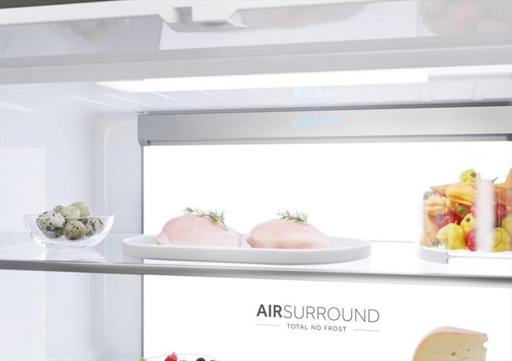 Immagine del prodotto HAIER - Frigorifero 4 porte HCR79F19ENMM Classe E 646 lt-Platino, Acciaio inossidabile