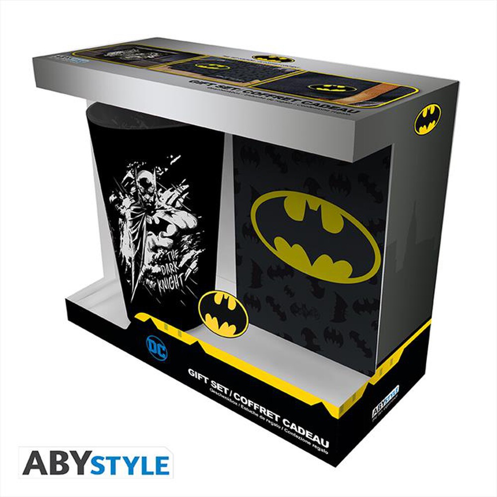 "BIG BEN - DC COMICS Set bicchiere+spilla+notebook - Batman"