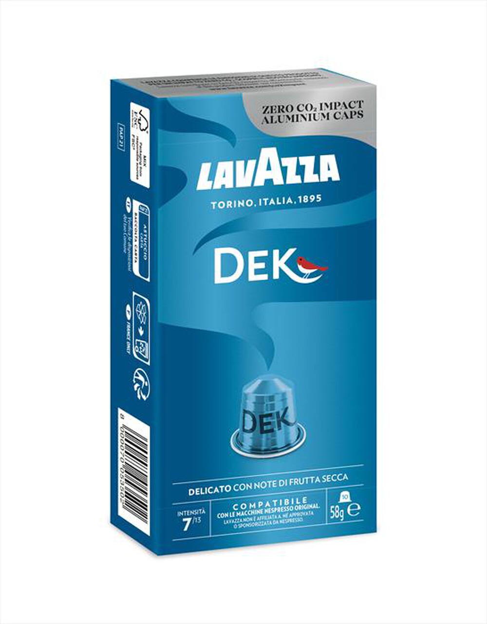 "LAVAZZA - Dek - 10 caps-Blu"